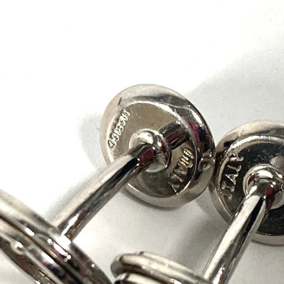 LOUIS VUITTON M68100 Cufflinks Cuffs LV Circle Accessories Damier case included - Picture 4 of 9